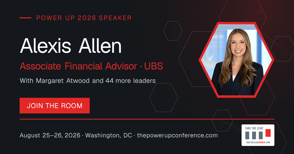 Profile share card for Alexis Allen — Power Up 2026