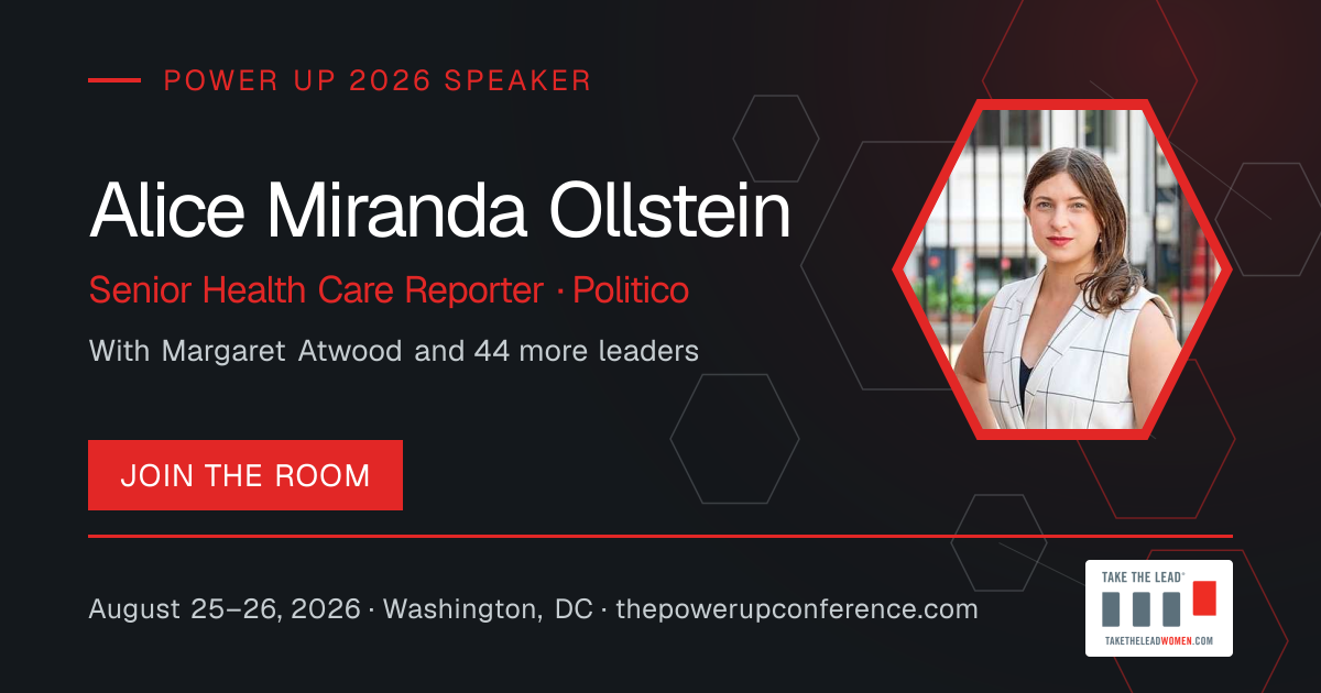 Profile share card for Alice Miranda Ollstein — Power Up 2026