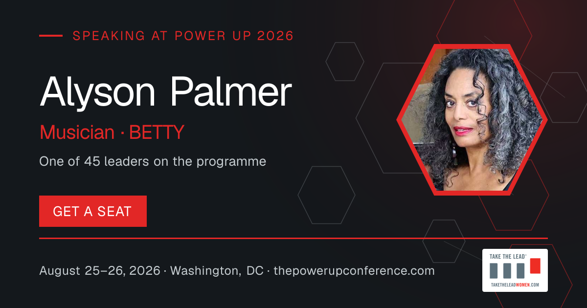 Hear them share card for Alyson Palmer — Power Up 2026