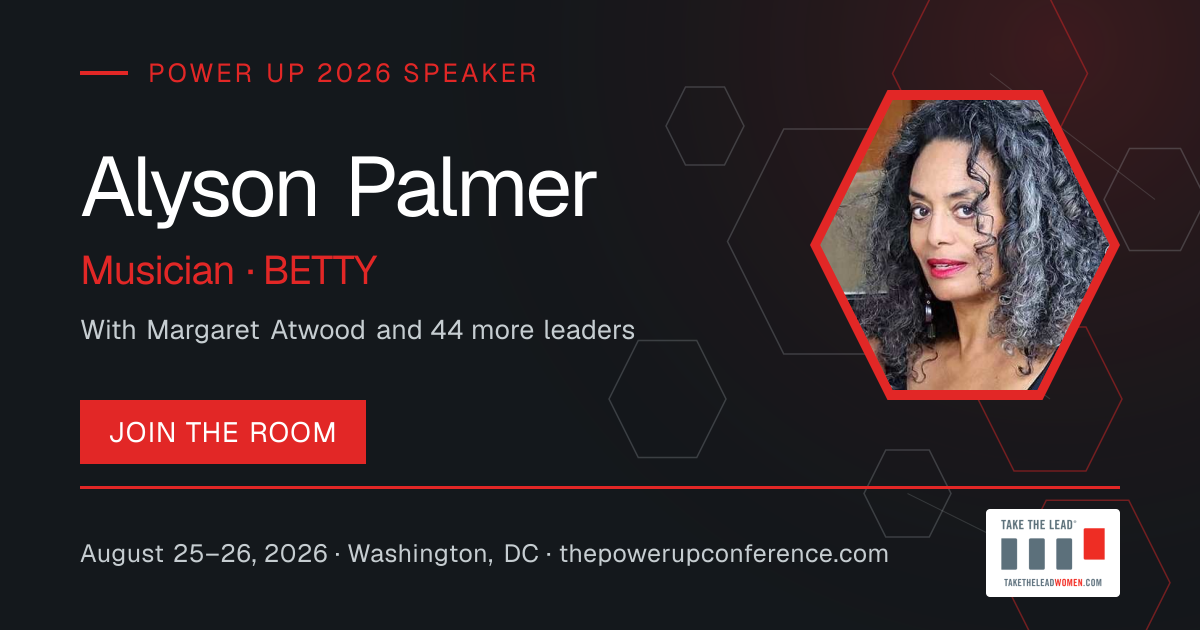 Profile share card for Alyson Palmer — Power Up 2026