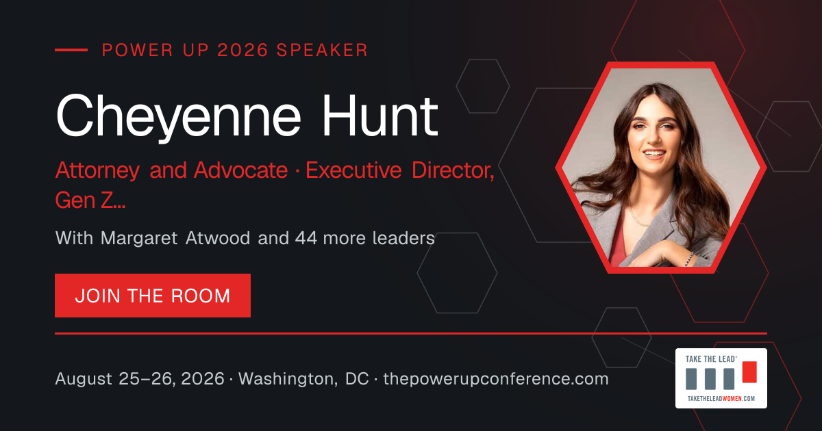 Profile share card for Cheyenne Hunt — Power Up 2026