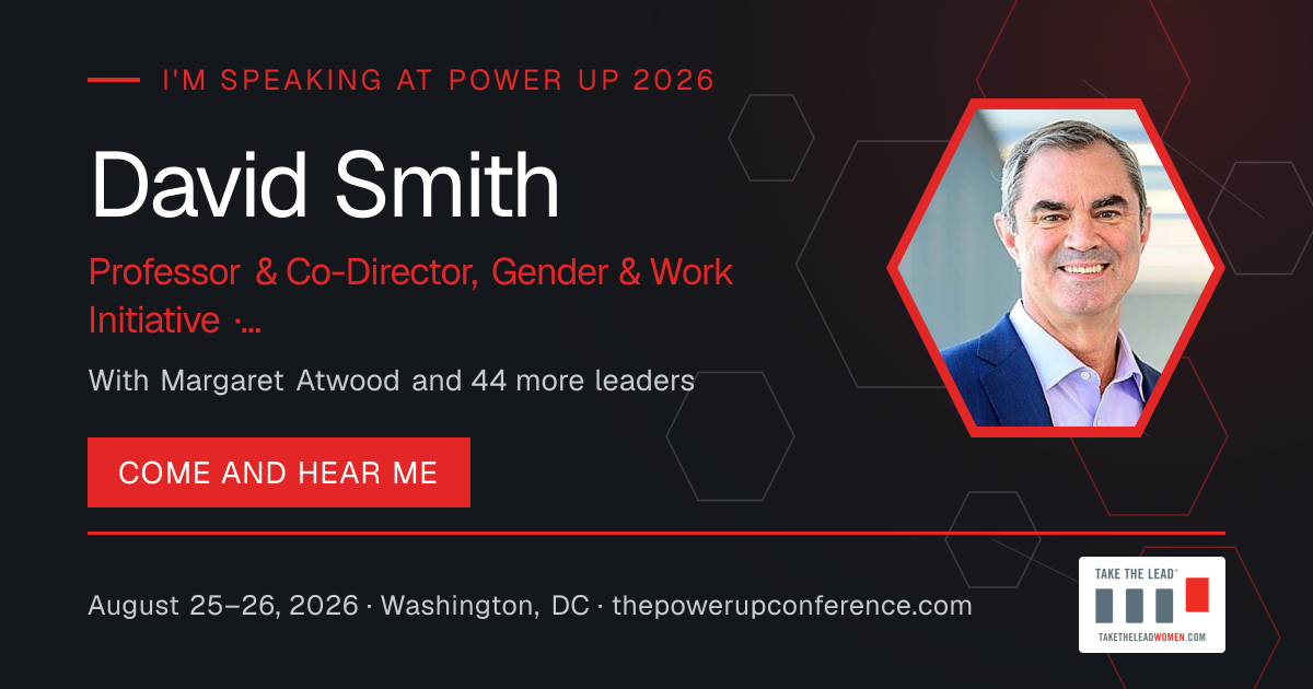 I'm speaking share card for David Smith — Power Up 2026