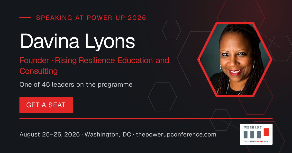Hear them share card for Davina Lyons — Power Up 2026