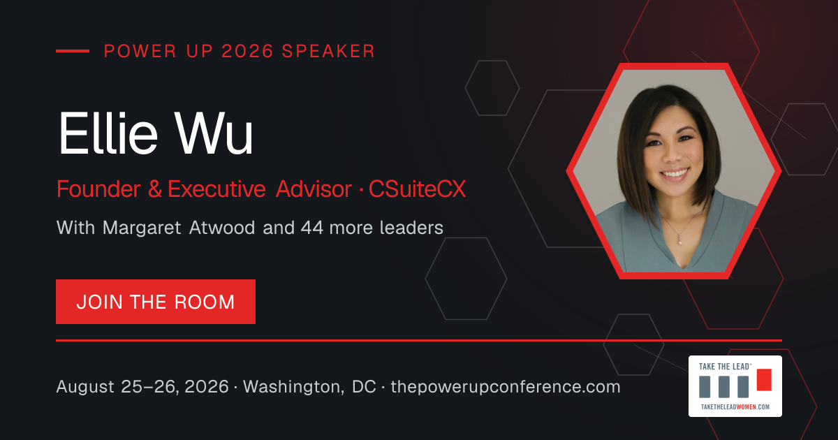 Profile share card for Ellie Wu — Power Up 2026