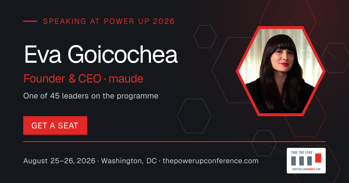 Hear them share card for Eva Goicochea — Power Up 2026