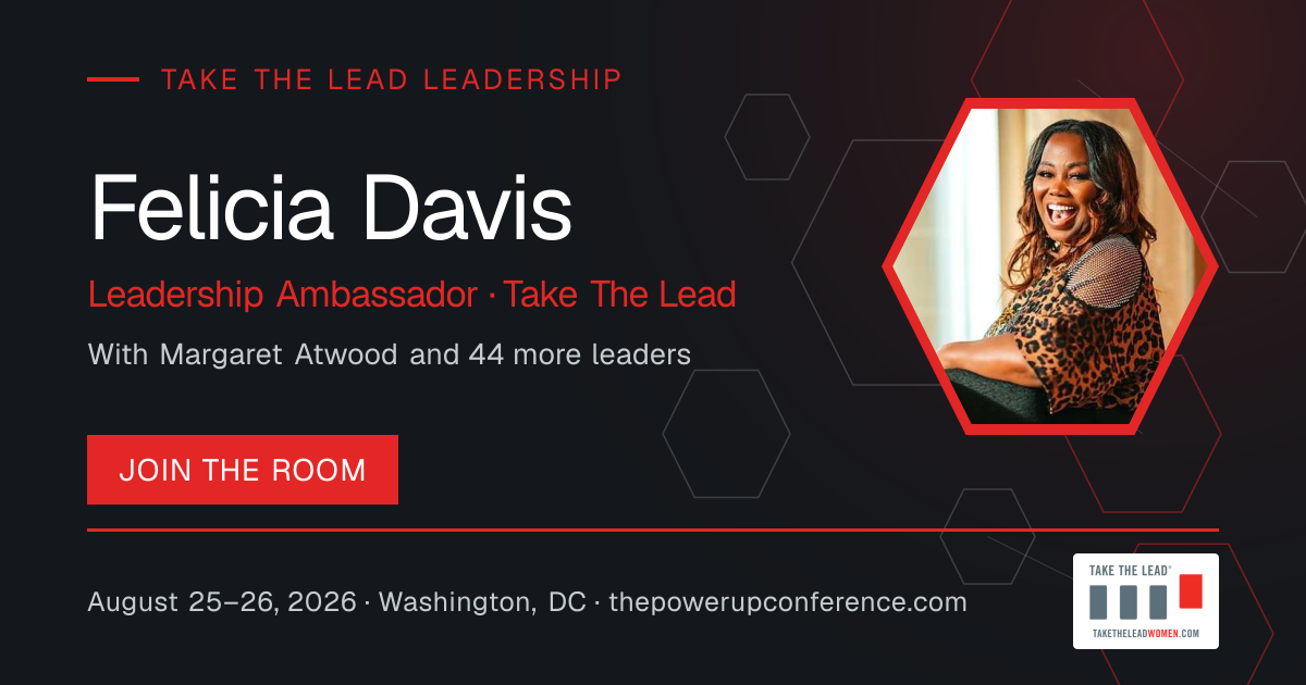 Profile share card for Felicia Davis — Power Up 2026