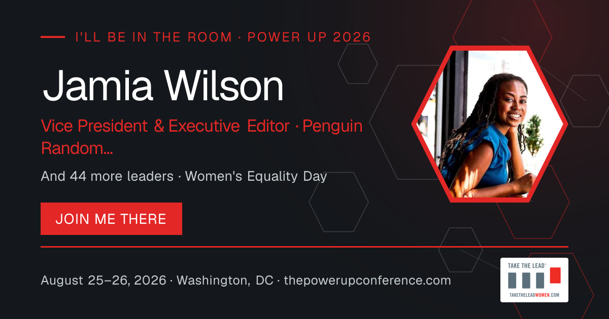 I'll be there share card for Jamia Wilson — Power Up 2026