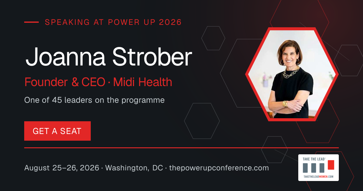 Hear them share card for Joanna Strober — Power Up 2026