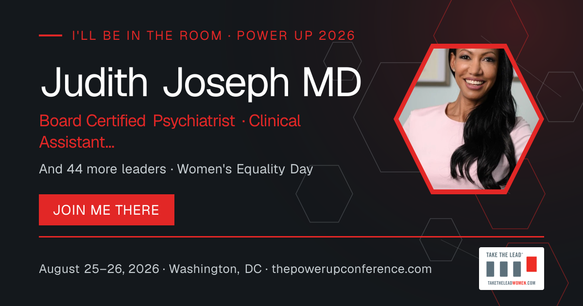 I'll be there share card for Judith Joseph MD — Power Up 2026
