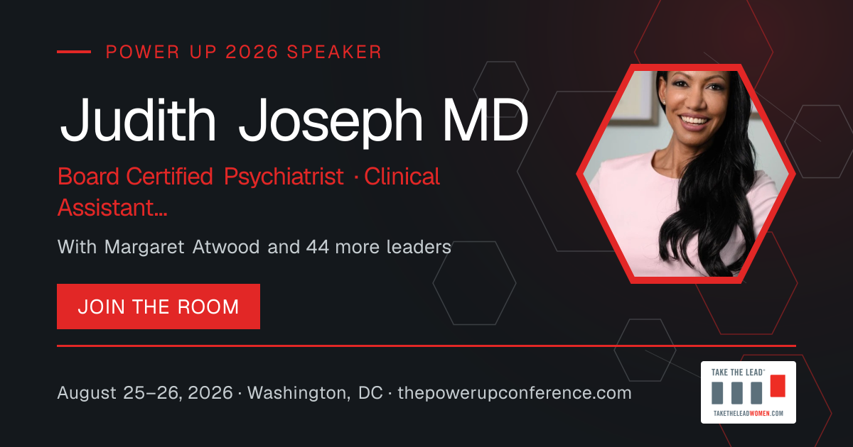 Profile share card for Judith Joseph MD — Power Up 2026