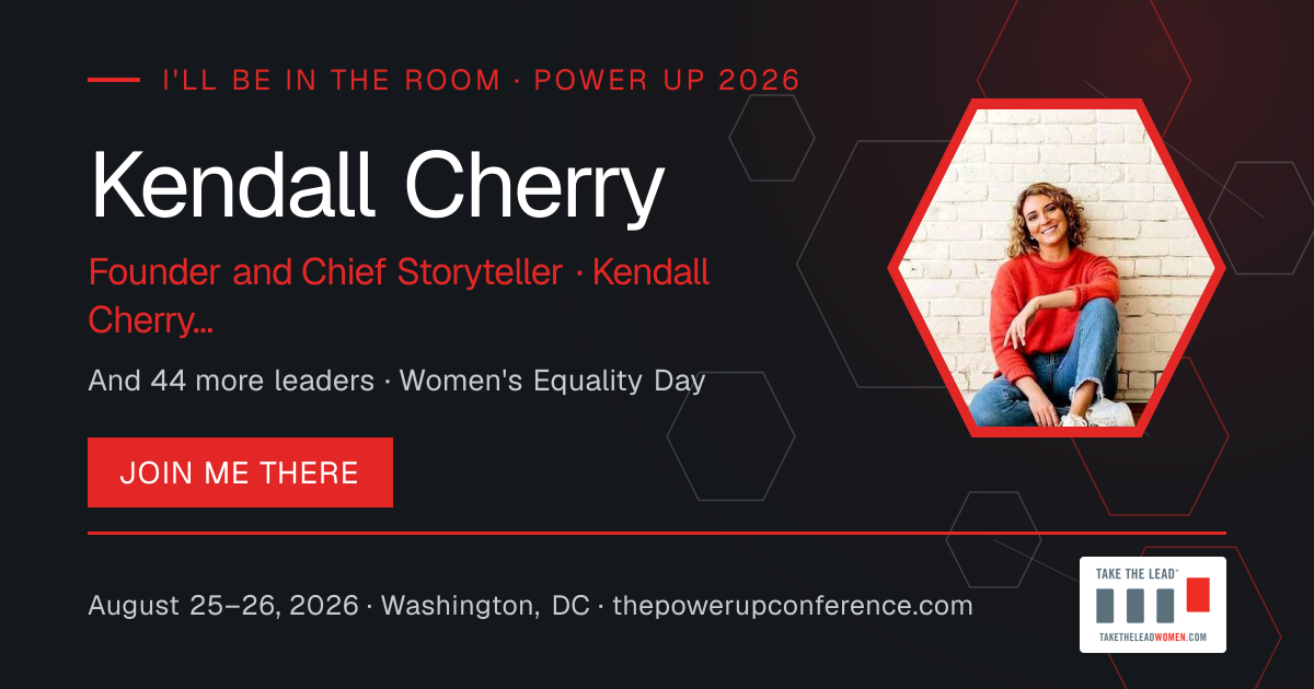I'll be there share card for Kendall Cherry — Power Up 2026
