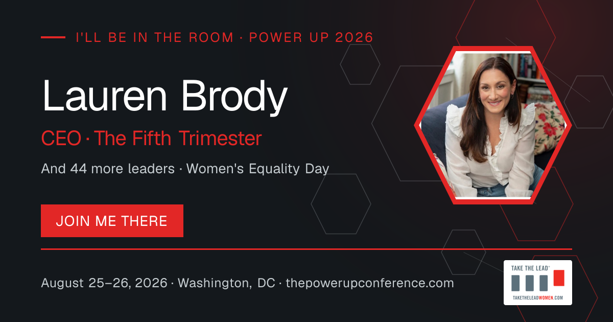 I'll be there share card for Lauren Brody — Power Up 2026