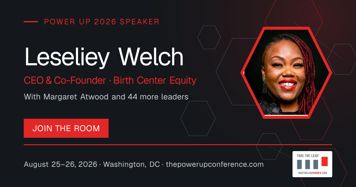 Profile share card for Leseliey Welch — Power Up 2026