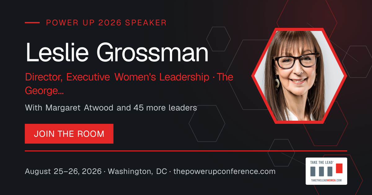 Profile share card for Leslie Grossman — Power Up 2026