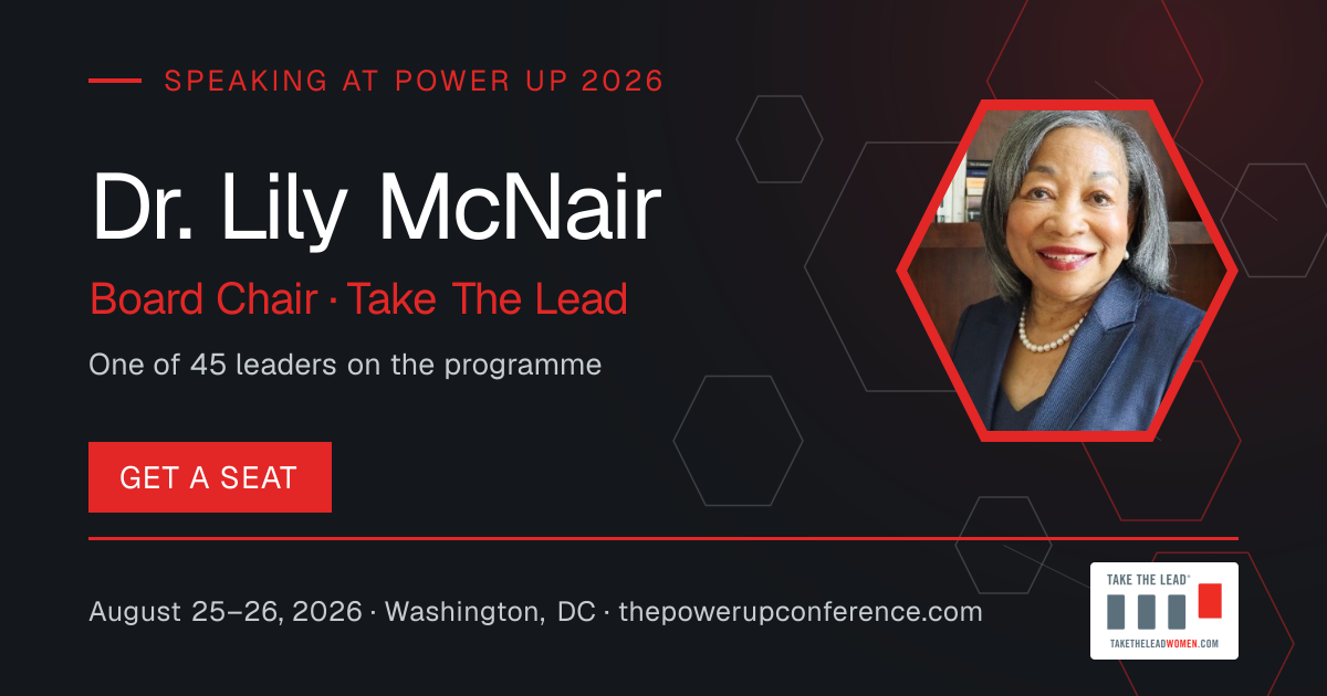 Hear them share card for Dr. Lily McNair — Power Up 2026