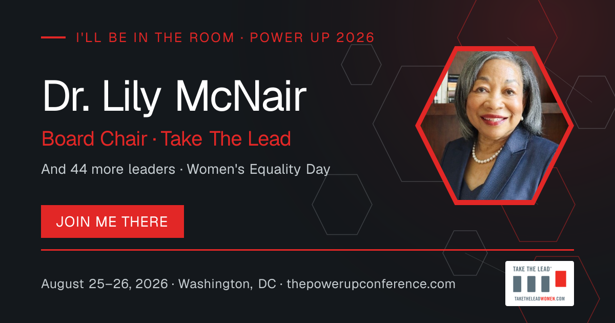I'll be there share card for Dr. Lily McNair — Power Up 2026