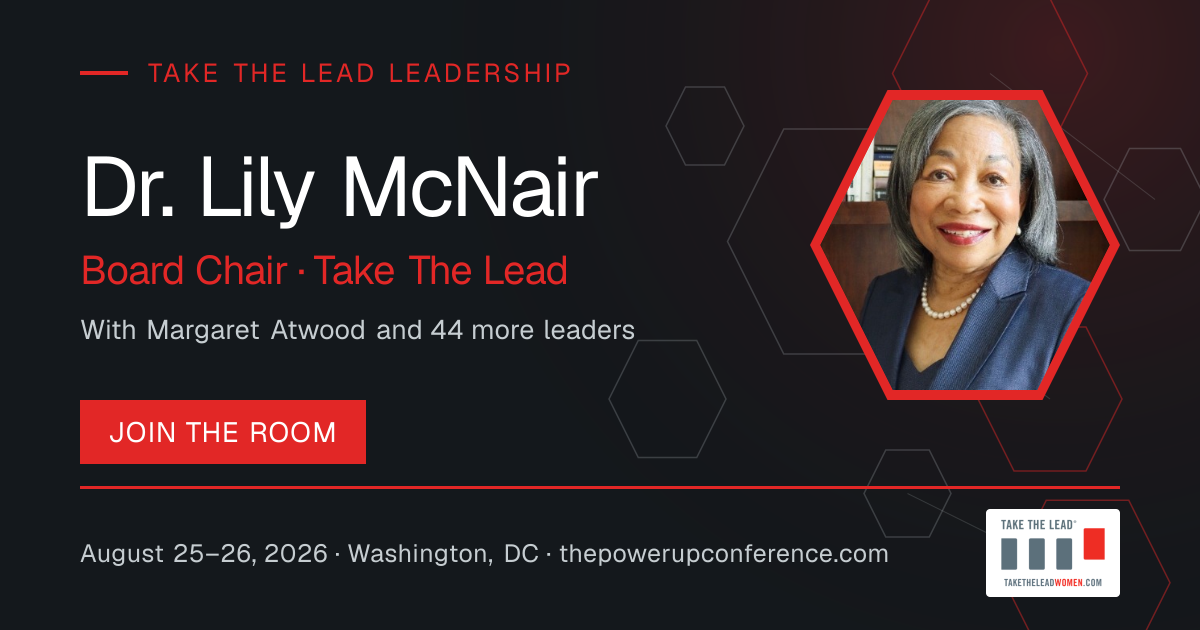 Profile share card for Dr. Lily McNair — Power Up 2026
