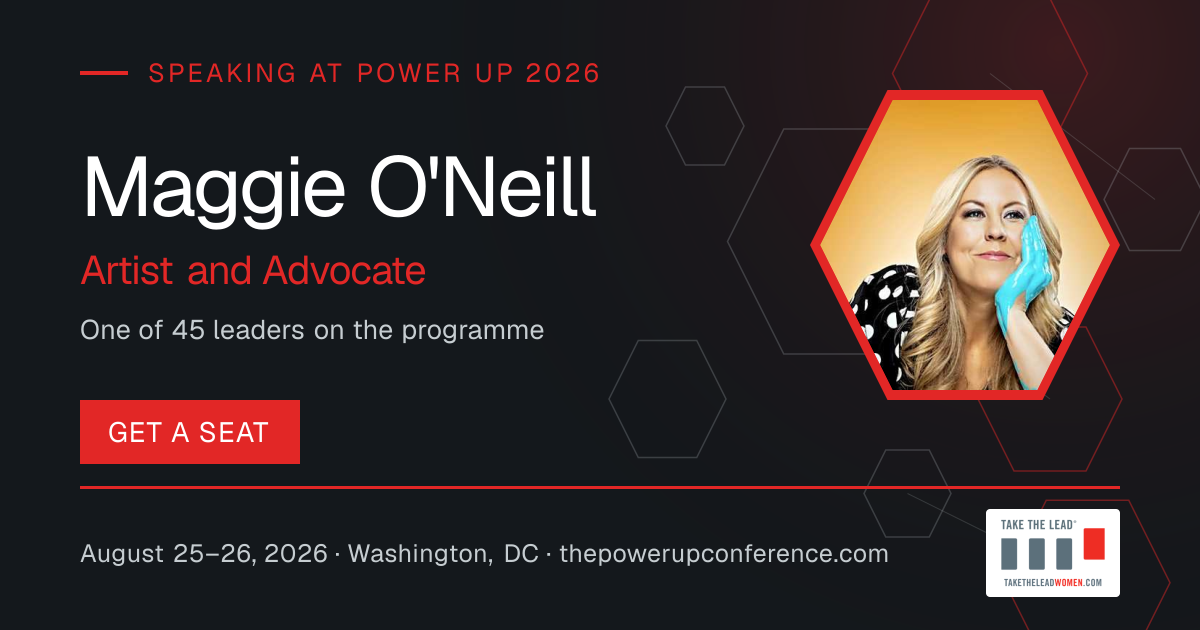 Hear them share card for Maggie O'Neill — Power Up 2026