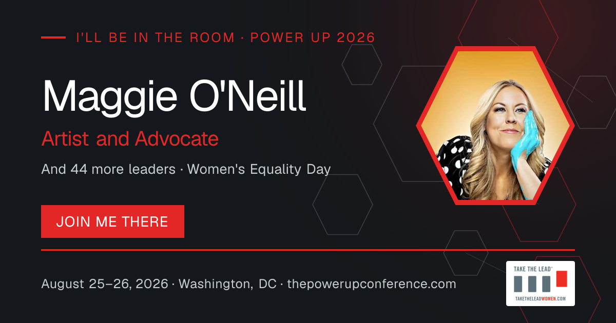 I'll be there share card for Maggie O'Neill — Power Up 2026