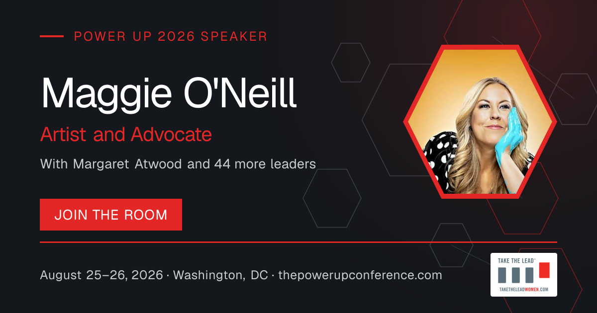 Profile share card for Maggie O'Neill — Power Up 2026