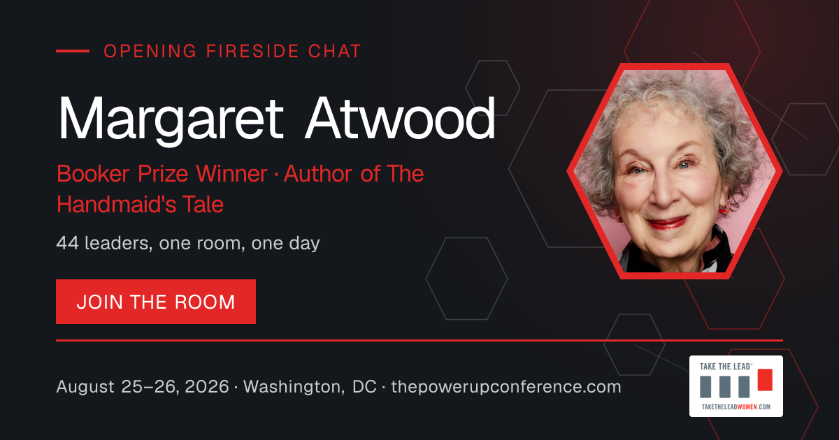 Profile share card for Margaret Atwood — Power Up 2026