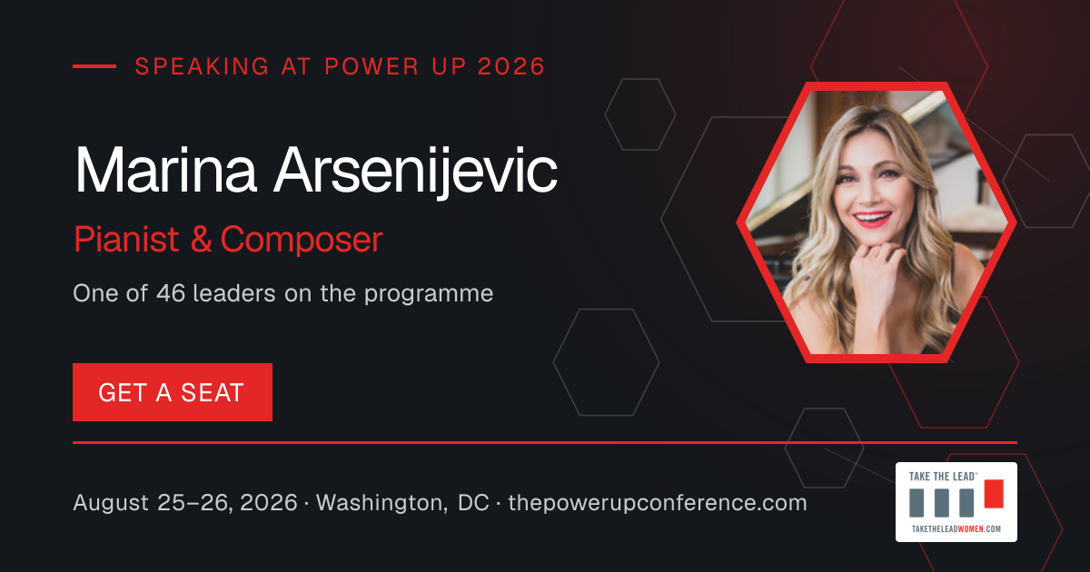 Hear them share card for Marina Arsenijevic — Power Up 2026