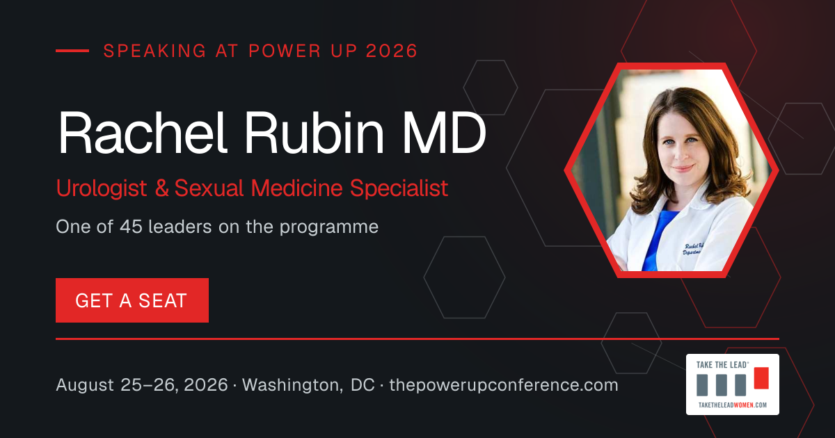 Hear them share card for Rachel Rubin MD — Power Up 2026