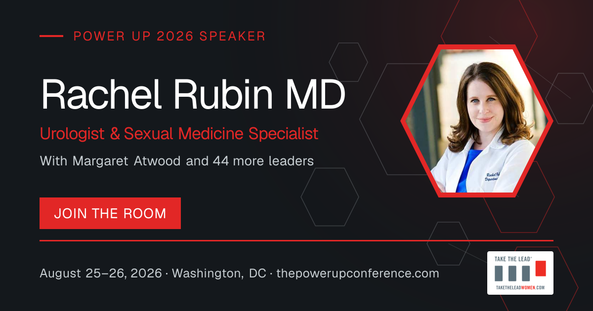Profile share card for Rachel Rubin MD — Power Up 2026