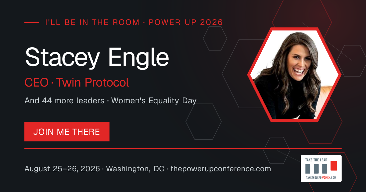 I'll be there share card for Stacey Engle — Power Up 2026