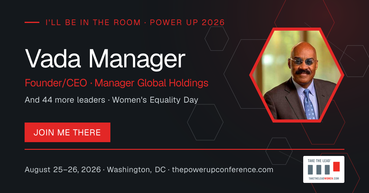 I'll be there share card for Vada Manager — Power Up 2026