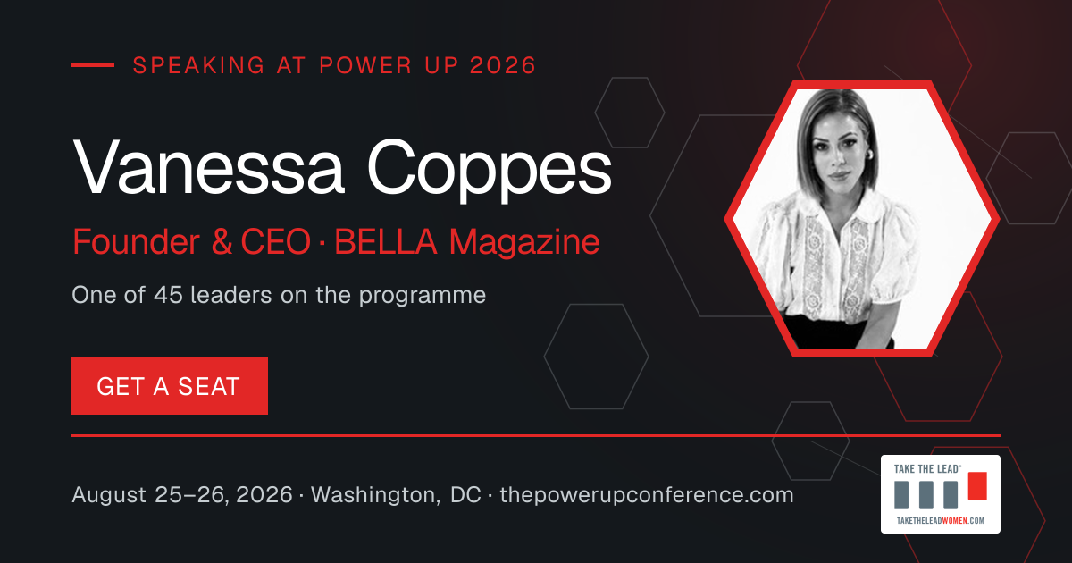 Hear them share card for Vanessa Coppes — Power Up 2026