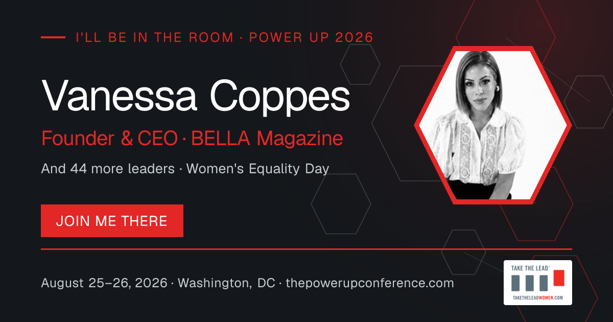 I'll be there share card for Vanessa Coppes — Power Up 2026