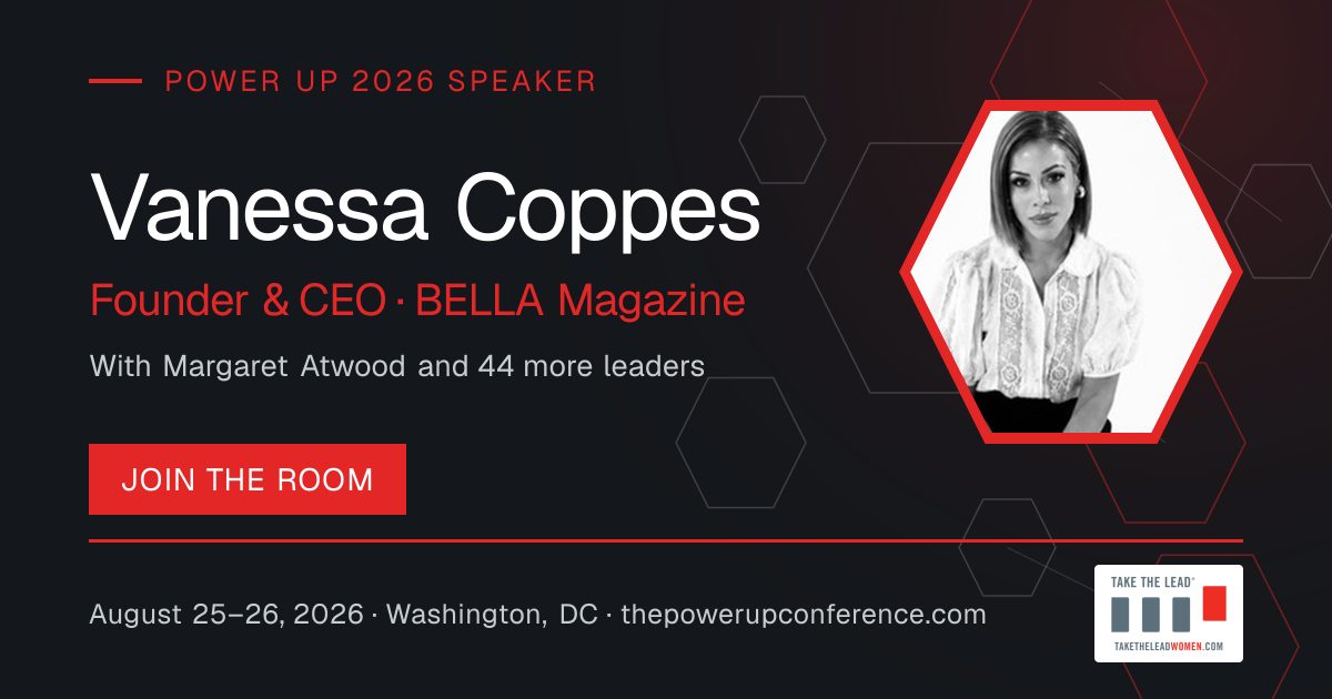 Profile share card for Vanessa Coppes — Power Up 2026