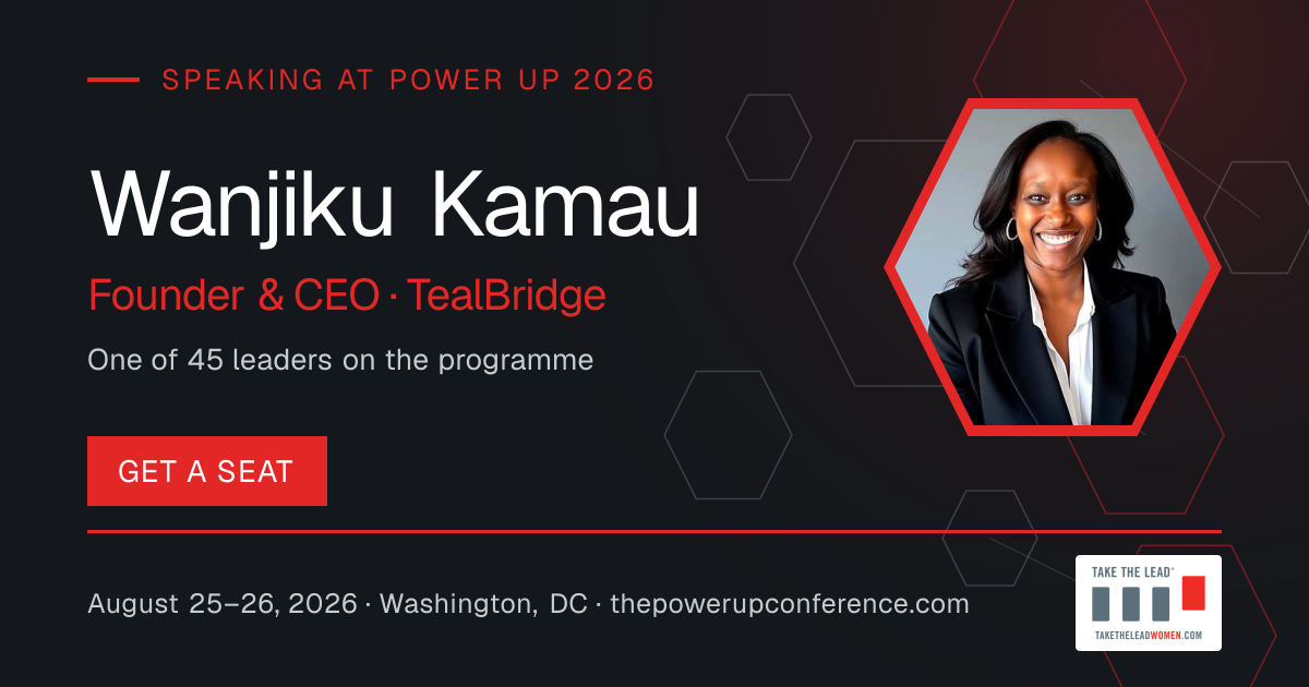 Hear them share card for Wanjiku Kamau — Power Up 2026