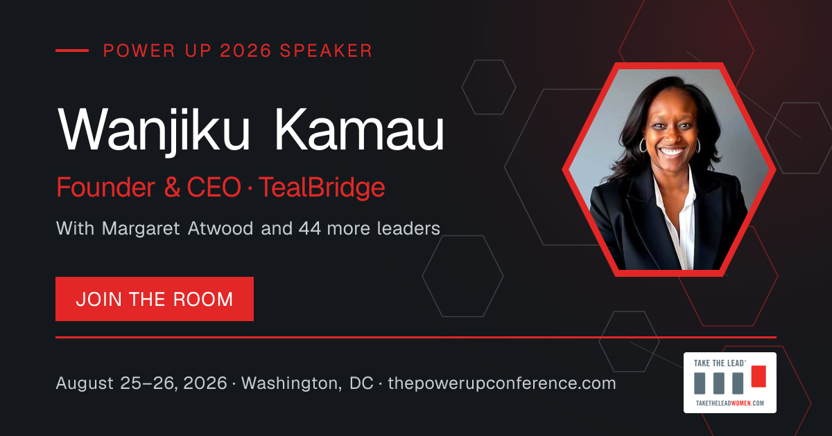 Profile share card for Wanjiku Kamau — Power Up 2026