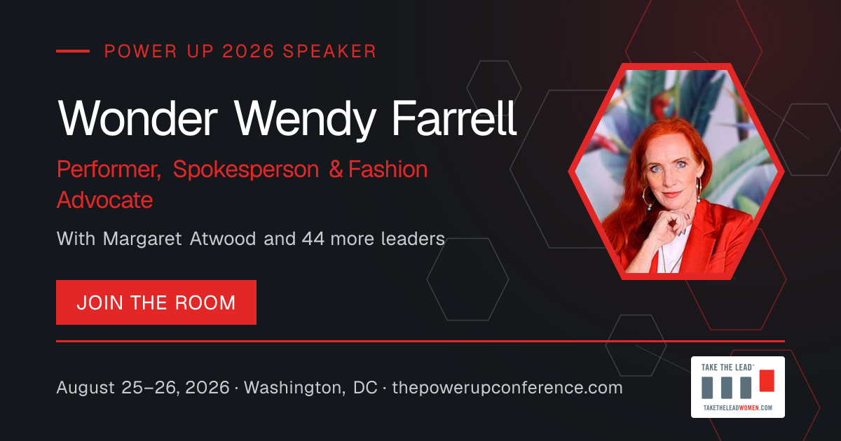 Profile share card for Wonder Wendy Farrell — Power Up 2026